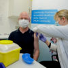 Minister for Health, CMO and CDO Promoting Flu Vaccination in Pharmacy