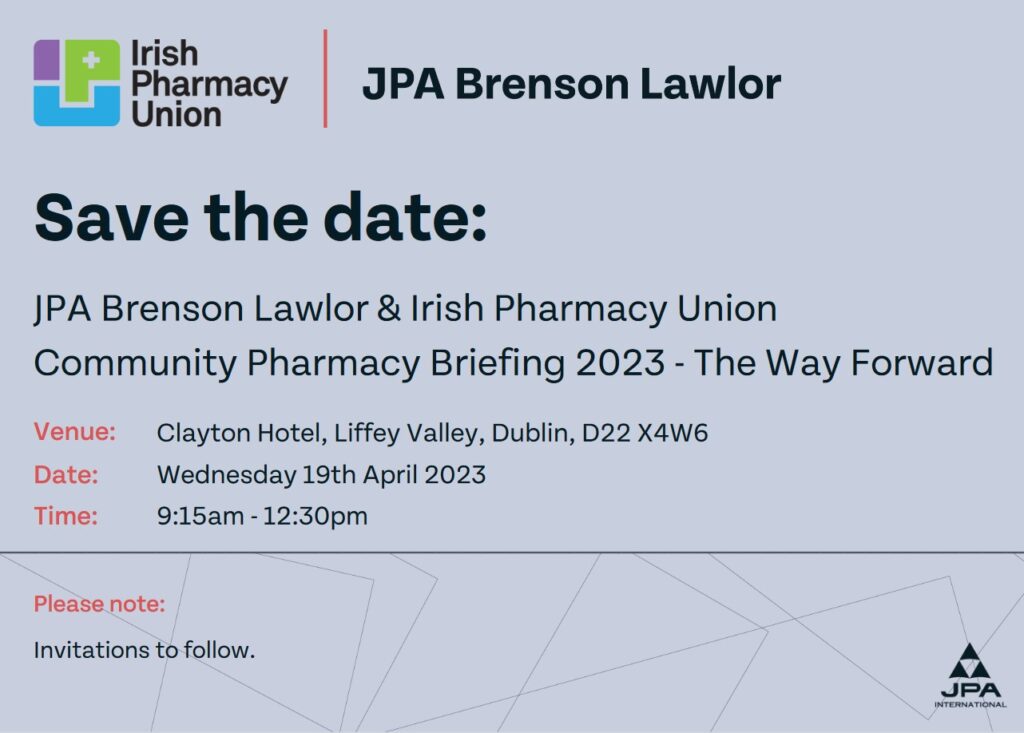 Community Pharmacy Briefing 2023 – The Way Forward