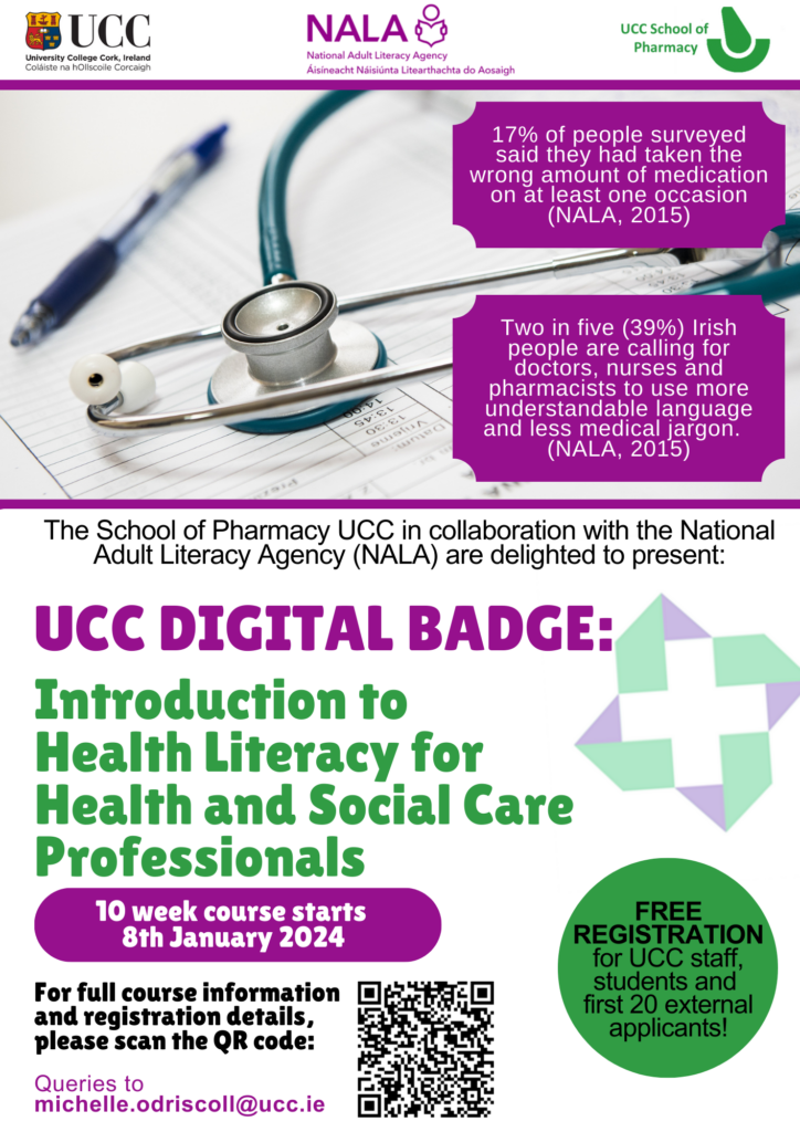 UCC Health Literacy Digital Badge