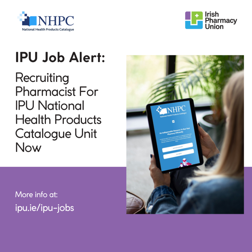 Pharmacist Required for IPU National Health Products Catalogue Unit