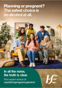 HSE Pregnancy Alcohol Portrait Display 20sec Irish (No Audio)